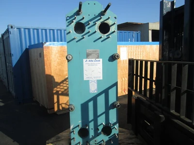 380 sq.ft., Tranter, M15-FFM, Superchanger heat exchanger, Stainless Steel, 100 psi