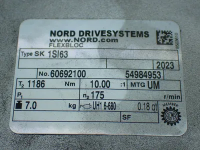 Used NORD 1SI63 Motors (misc) Ohio US | HGR 24 #1089741
