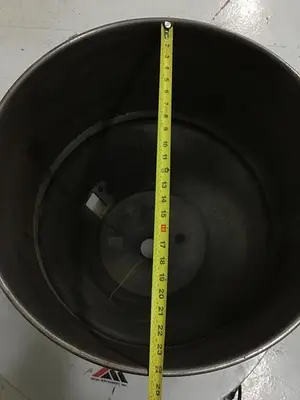 USED METAL FABRICATOR HOPPER