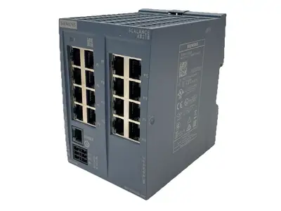 USED SIEMENS SCALANCE XB216 MANAGED LAYER 2 IE SWITCH, 16X 10/100
