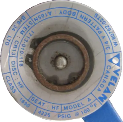NEW VELAN W-8076Z-02TS WELD SOCKET GLOBE VALVE 3/4 Y PATTERN CLASS 1690