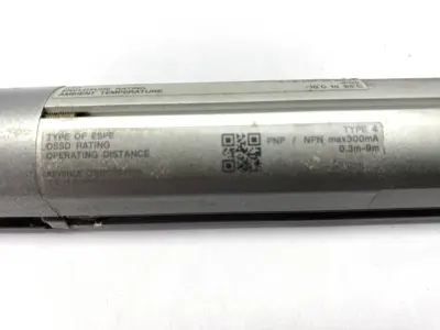 USED KEYENCE SAFETY LIGHT CURTAIN SET TRANSMITTER