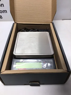 Taylor TE10FT Professional Compact Stainless Digital Scale 11 Lbs