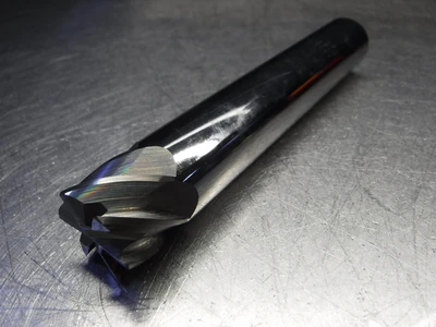 TCI 1" 6 Flute Carbide Endmill 1" Shank 61S 644887-.015X45DG (LOC2172)