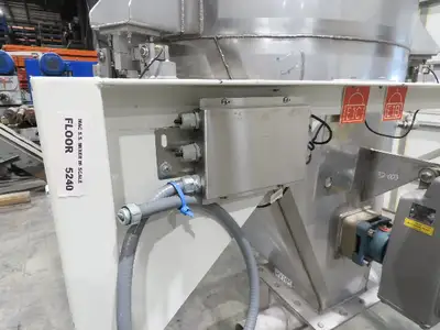 MAC Equipment Stainless Food Grade Dry Batch Mixer 48" Tank with Scales 40Cu/Ft