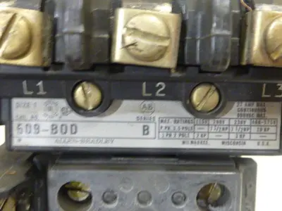USED ALLEN BRADLEY 509-BOD SER B W36