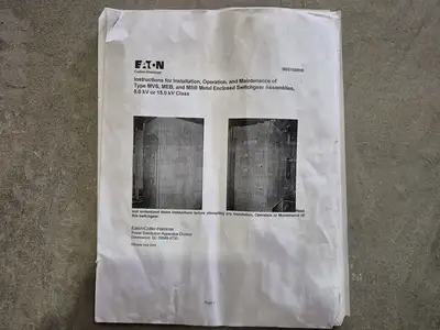 USED EATON CUTLER-HAMMER MVS2