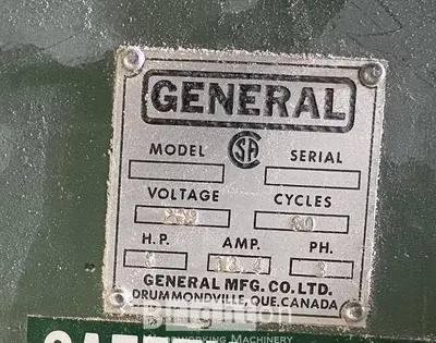 USED GENERAL 550 USED 5HP CABINET TABLE SAW