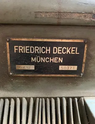 USED DECKEL GK12