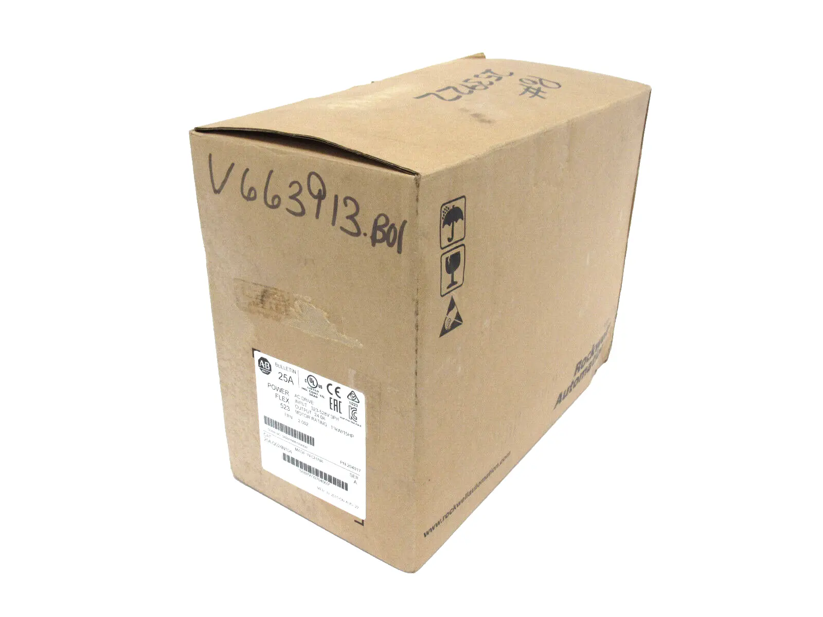ALLEN BRADLEY 25A-D024N104 POWER FLEX 523 SER.A FRN 2.002 NEW SURPLUS
