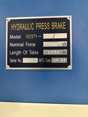 NEW 2024 OTINUS OTINUS HYDRAULIC PRESS BRAKE 44 T X 63″ OT-41