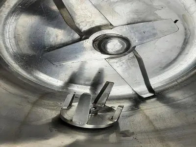 Chopper, Bowl, 17" Dia, 15 Gallon, 304 S/st, 10 HP #S743803