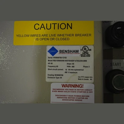 Benshaw 60 HP Soft Starter
