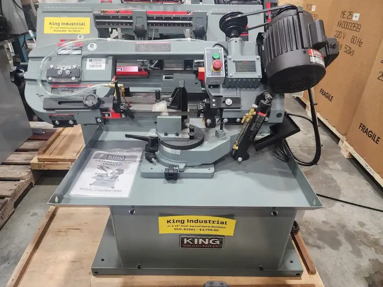New | in-Stock KING CANADA KC-712DS Horizontal Band Saws British Columbia CA | Lenmark #255186