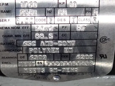USED BALDOR AEM22384
