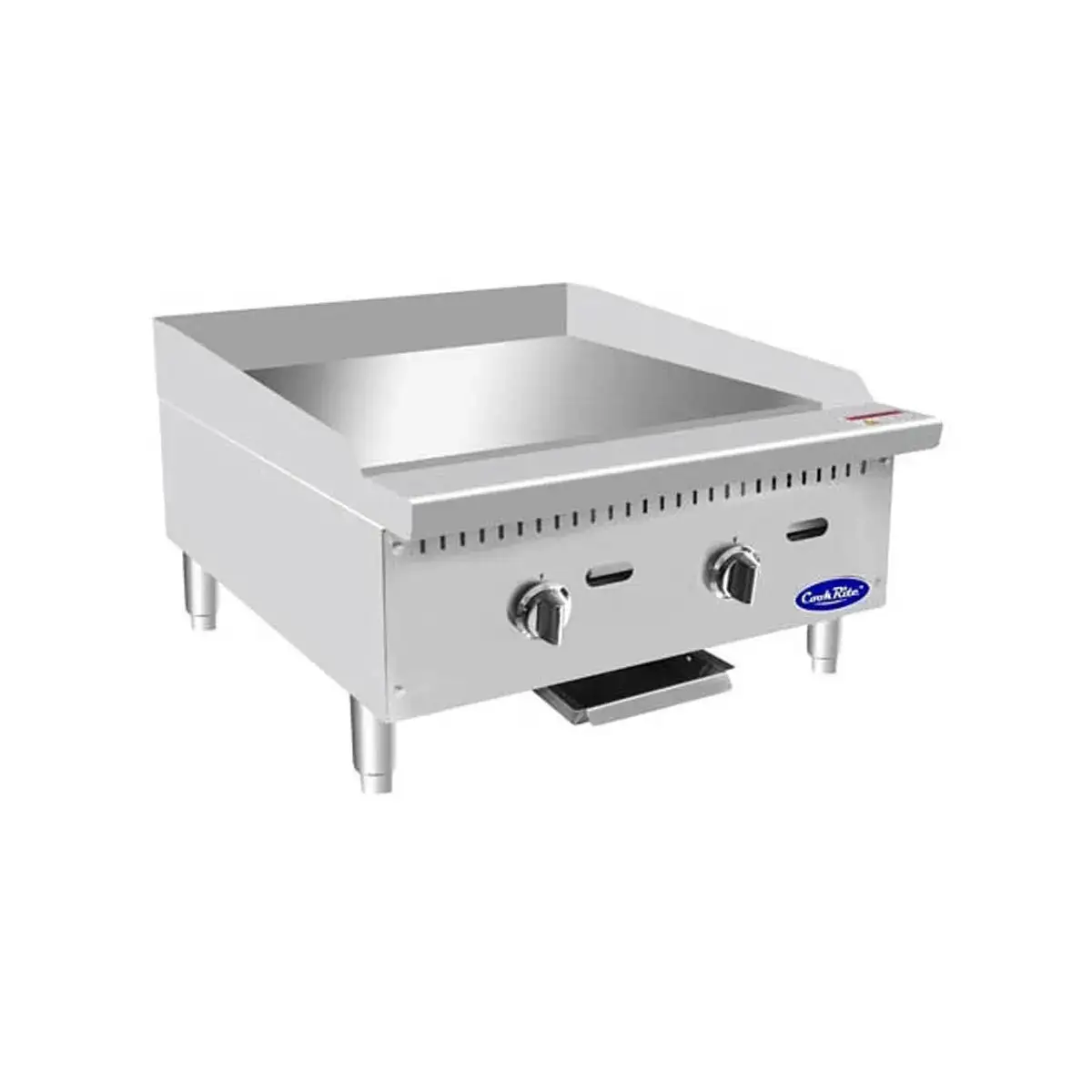 New | in-Stock Atosa New Atosa ATTG-24 HD 24'' Thermo-Griddle with Total 50,000 BTU (with 1" Griddle Plate) Commercial Flat Top Griddles Illinois US | Falcon Restaurant Supply #1375235
