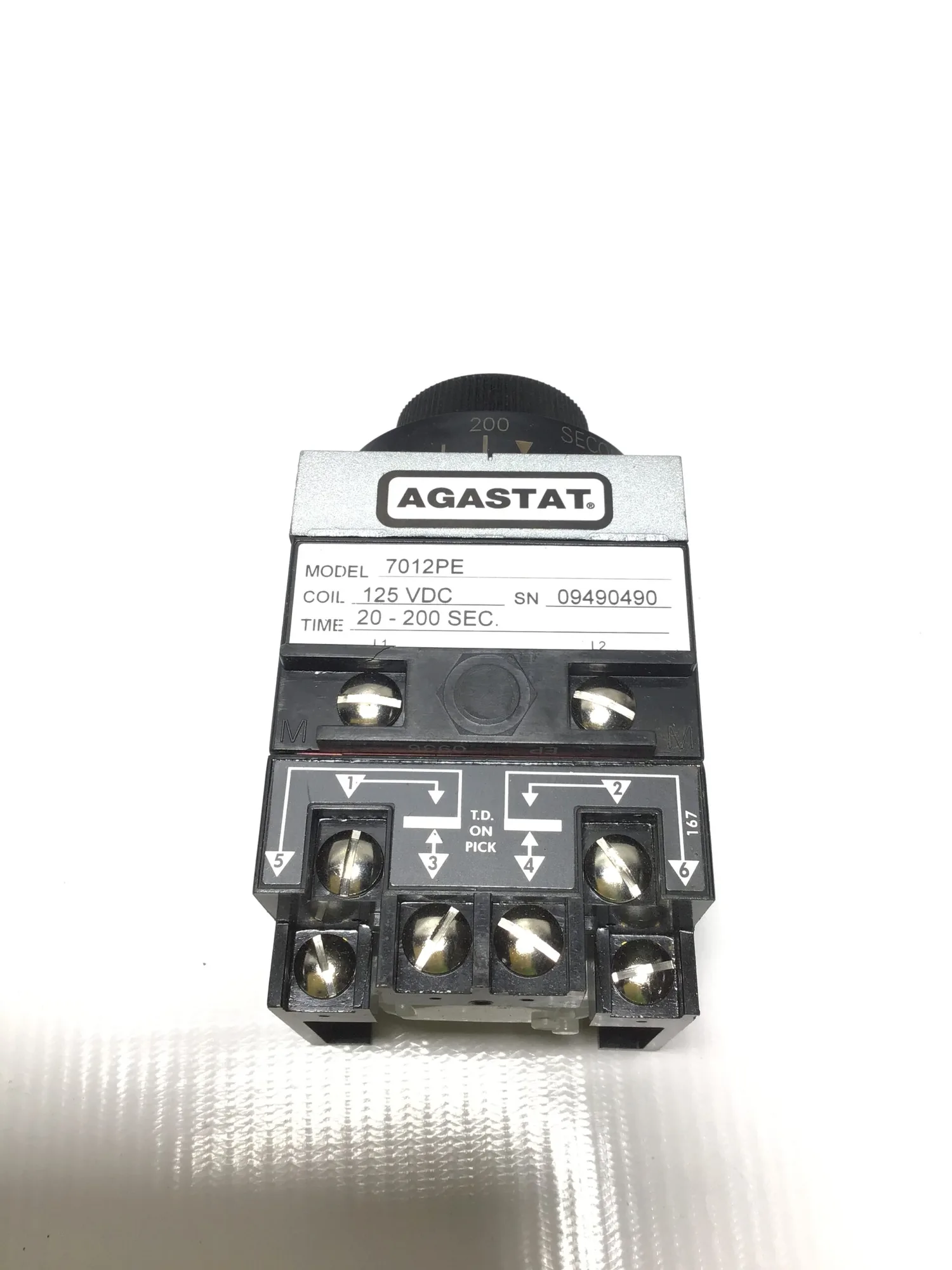 AGASTAT 70012PE Time Delay Relay