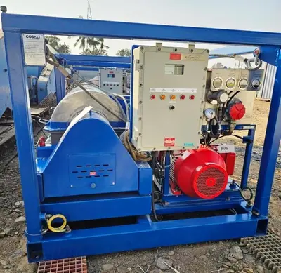 (2) NOV/Brandt HS-3400 VSD decanter centrifuge skids, 316SS.