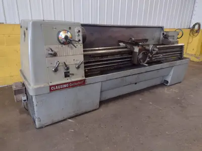17" X 84" CLAUSING MODEL #17 ENGINE LATHE, 3" HOLE: STOCK #10292