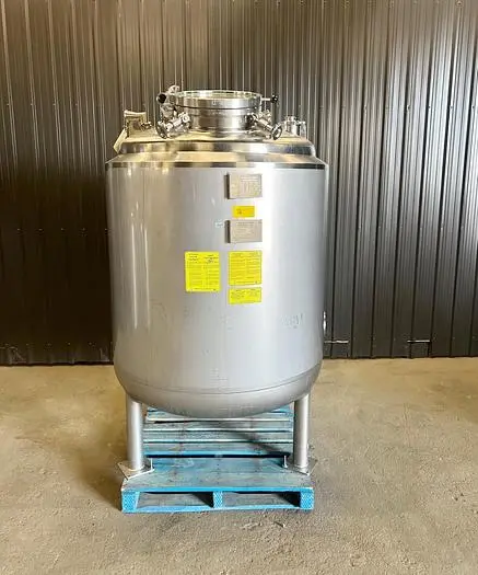 Used 264 Gallon Jacketed Tank (Reactor), 316L Stainless Steel, Insulated, Full Vacuum