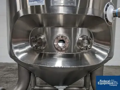 USED A&M Process 500 Liter A&B Process Receiver Tank, 316 S/S, 44/150#