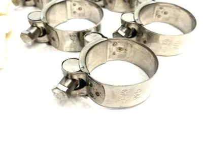 USED TUBES INTERNATIONAL HDC CLAMP 40÷43 MM, WIDTH 20MM, PKG OF 5