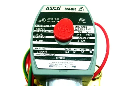 NEW ASCO 8210G3 SOLENOID VALVE 120/60,110/50