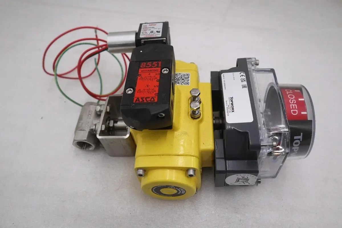 APOLLO AS0025N03ACB CONTROL VALVE WITH TOPWORX 4X And ASCO - STOCK GF720