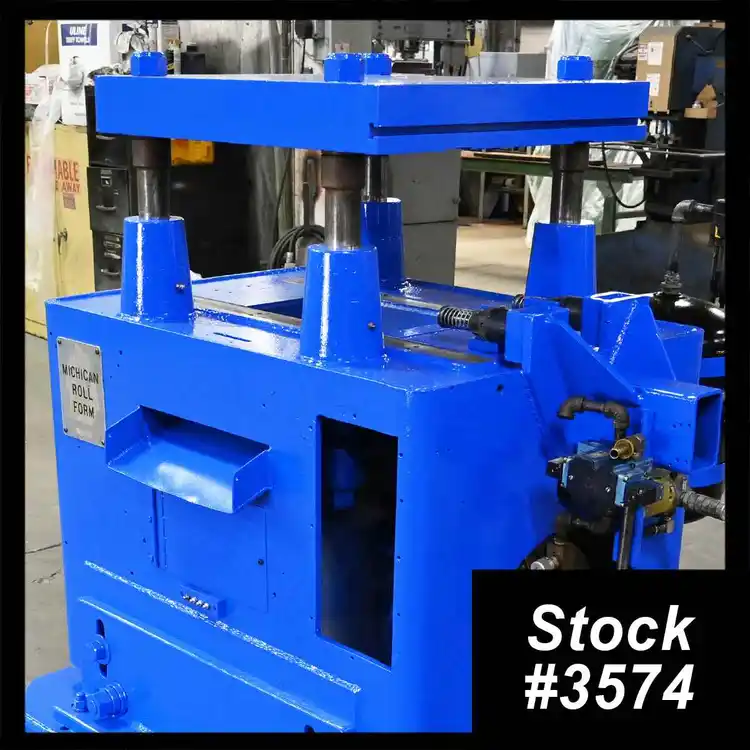 Used MICHIGAN ROLL FORM CO-300S-4P Cut-Off Presses Ohio US | Universal Tube & Rollform Equipment Company #280342