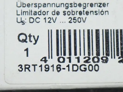 New | in-Stock SIEMENS 3RT19161DG00 Surge Protectors Ohio US | HGR 24 #756379