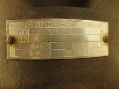 USED GRUNDFOS C9614