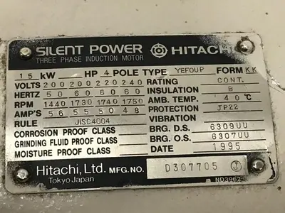 USED HITACHI YEFOUP JIS C 4004