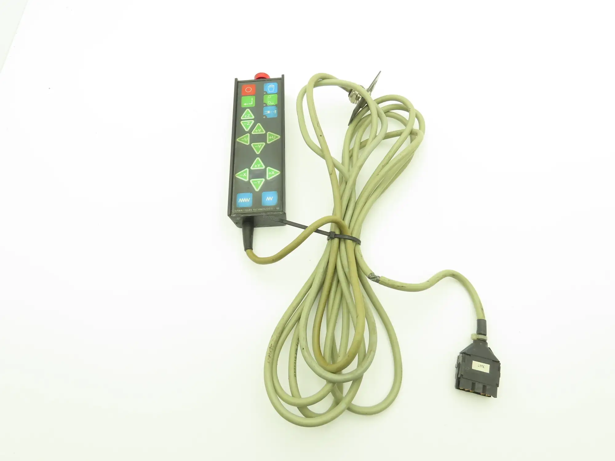 Charmilles Tech CNC HMI Teach Pendant Operator Control 15' Cord