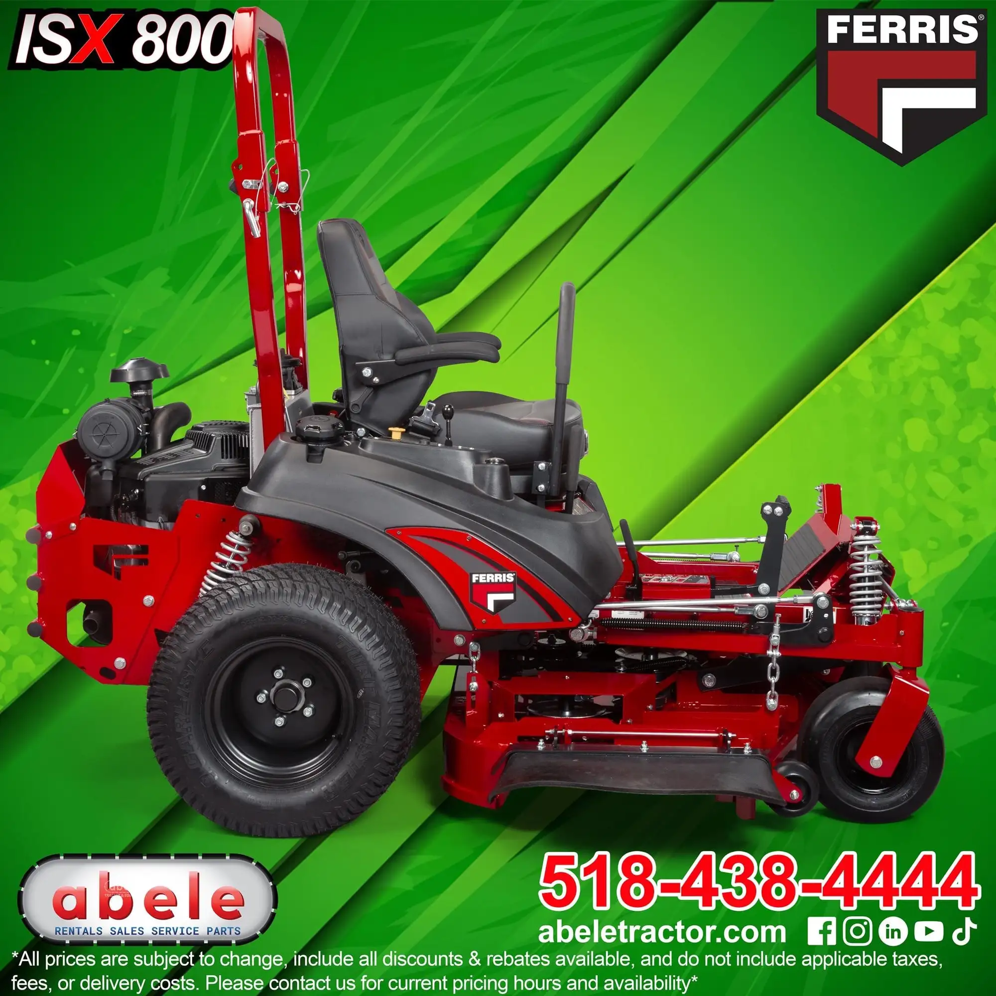 New | in-Stock FERRIS ISX800Z Mowers | Abele Tractor #1342976