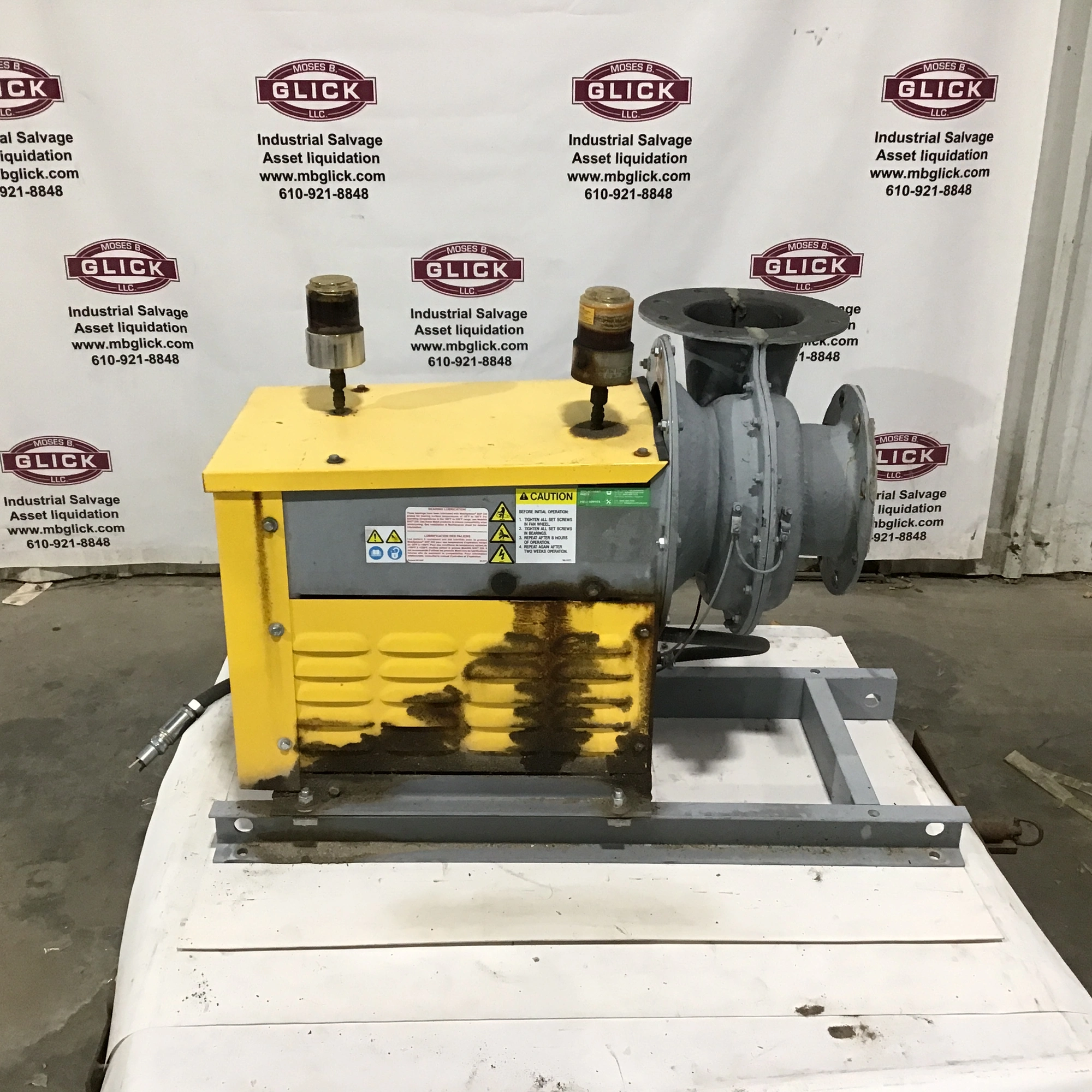 New York Blower FRP Radial Fume Exhauster 160-FRP 200 cfm