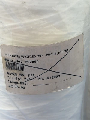 (5) String Poly Fiber Water Filter Cartridges Length 10” X 4 1/2” Fast Shipping