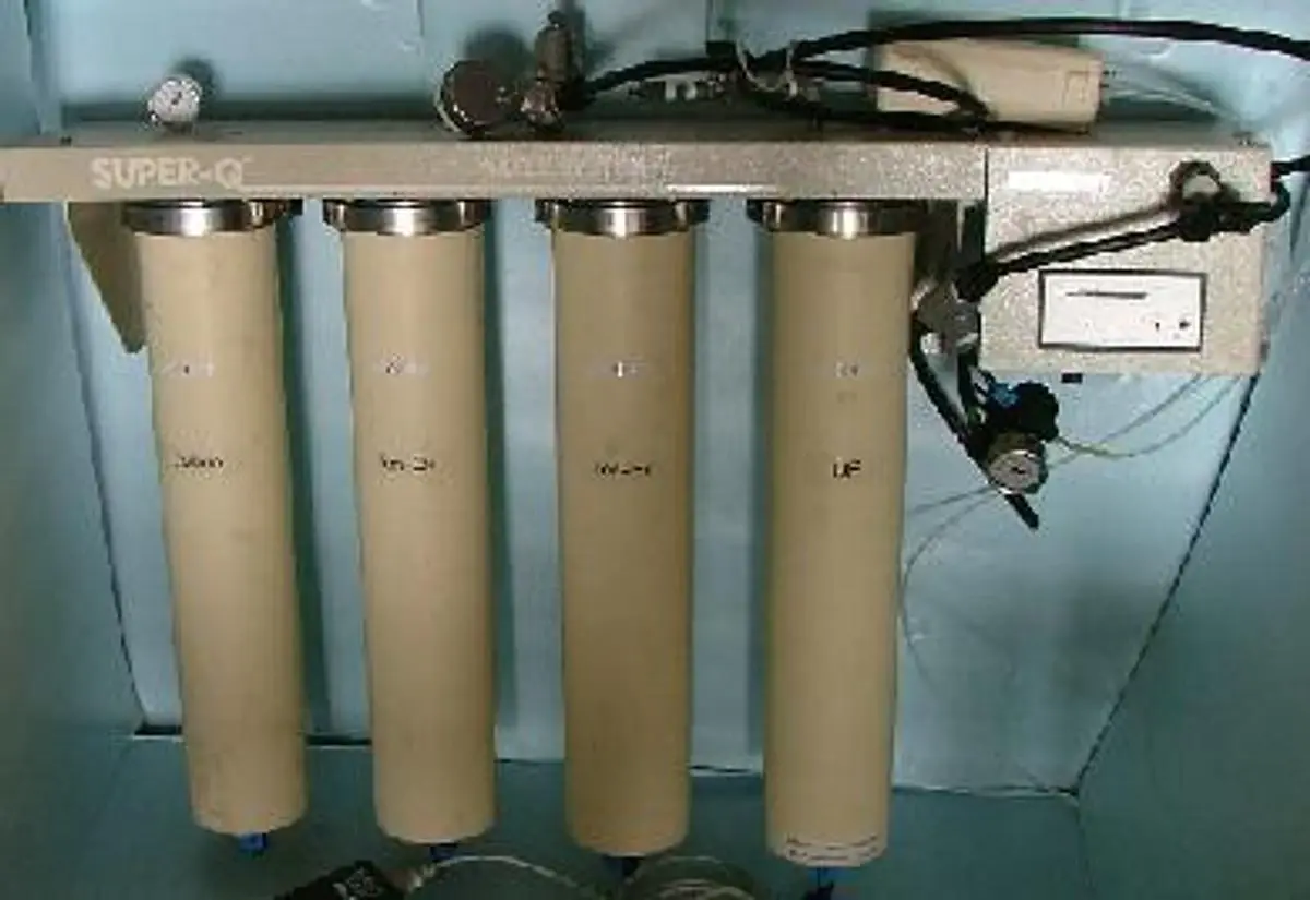 QTY. 1. SUPER Q WATER FILTRATION SYSTEM WITH MILLI...