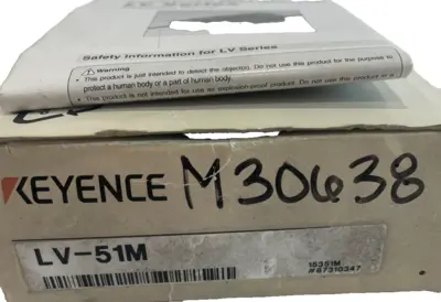 NEW KEYENCE LV-51M DIGITAL LASER SENSOR LV51M