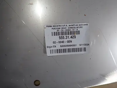 USED PRIMA INDUSTRIES 555.31.429