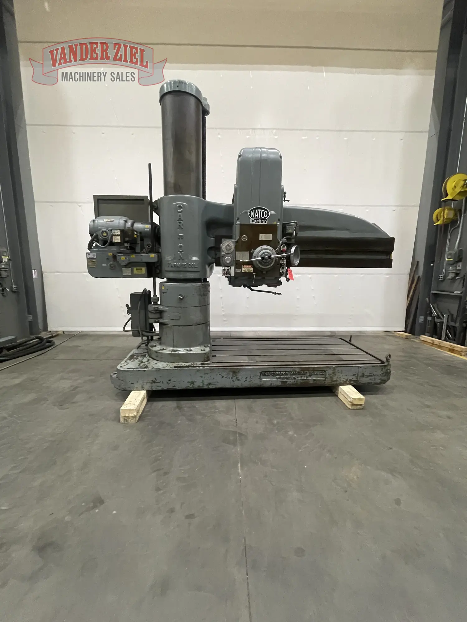 Used CARLTON 4A Radial Drills Michigan US | Vander Ziel Machinery Sales #480421