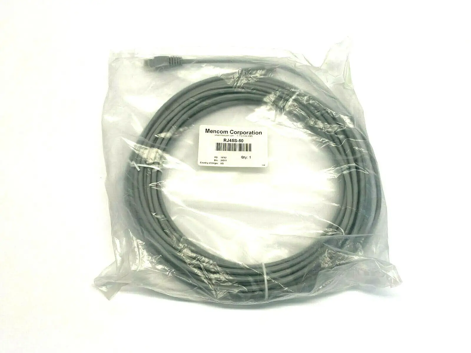 New | in-Stock Mencom RJ45S-50 Cable & Wire Michigan US | Maverick Industrial Sales #1400689