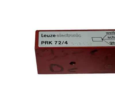 USED LEUZE ELECTRONIC PRK 72/4 PHOTOELECTRIC SENSOR