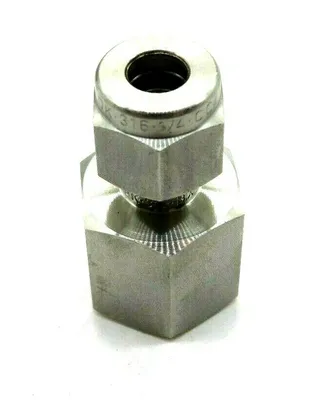 NEW LOT OF 10 HAM-LET 765L 316 1/4 STAINLESS STEEL FITTINGS