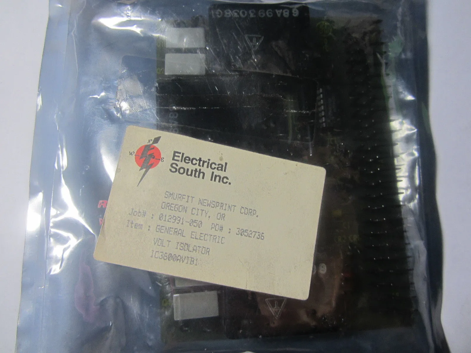 GE FANUC IC3600AVIB1 VOLT ISOLATOR IC3600AV1B1C
