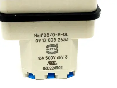New | in-Stock HARTING 09120082633,Q8/0-M-QL,Han Q8/0-M-QL Electrical Fittings Michigan US | Maverick Industrial Sales #1502286