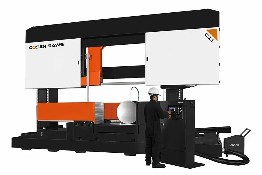 1100 X 1100mm Metal Cutting NC Automatic Horizontal Column Type Band Saw Machine