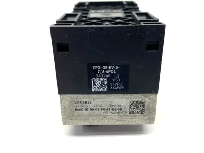 USED FESTO BUS NODE 548755 W/ CPX-GE-EV-S-7/8-4POL INTERLINK BLOCK 541248