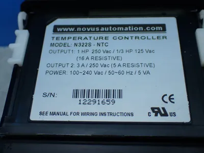 NEW NOVUS 80322S3012