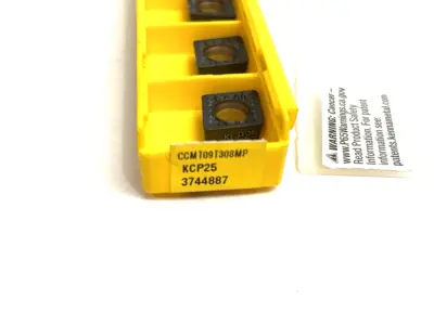 USED KENNAMETAL CCMT09T308MP SCREW-ON CCMT-MP POSITIVE INSERT