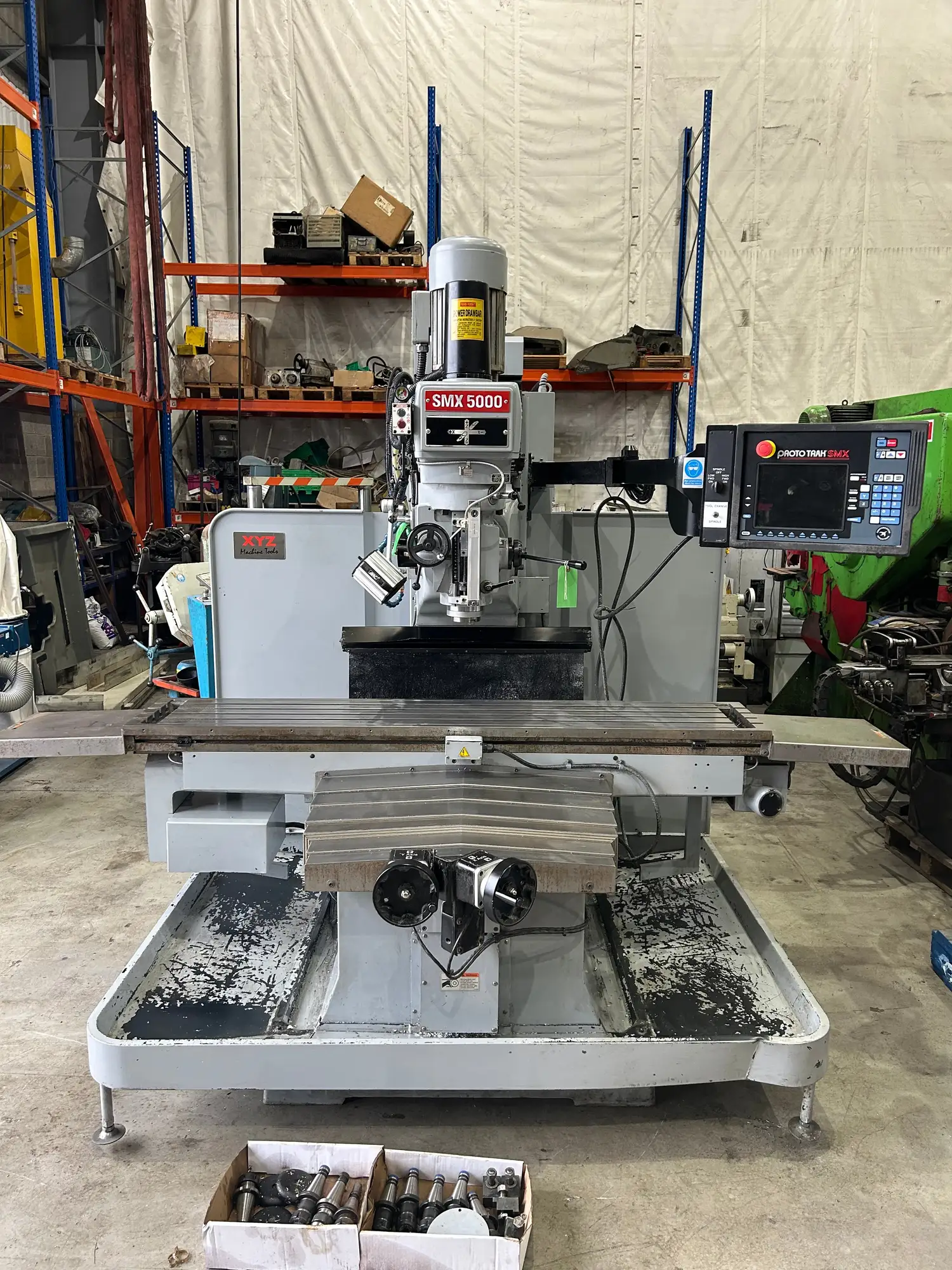 USED XYZ SMX 5000 CNC BED MILL